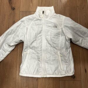 The North Fave Women’s White Puffer Jacket